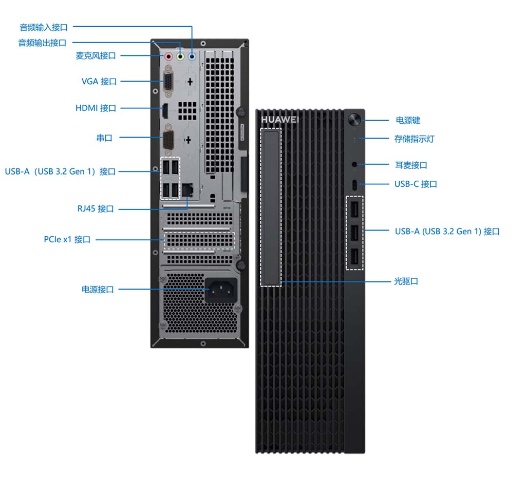 مشخصات کامپیوتر Qingyun W515x هواوی