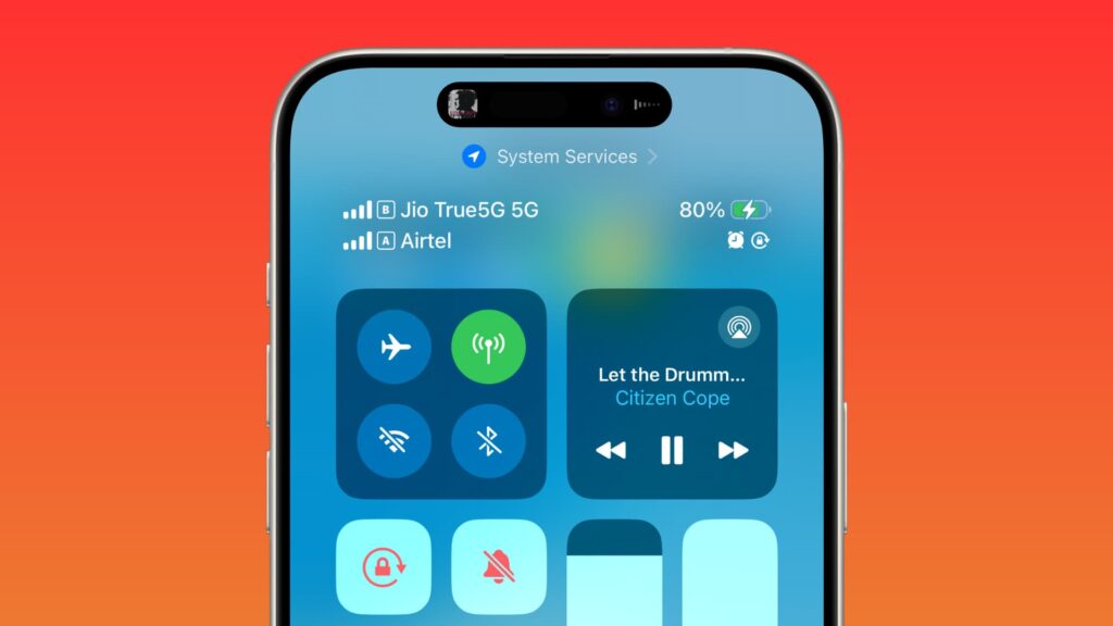 تغییرات کنترل سنتر آیفون در ios18