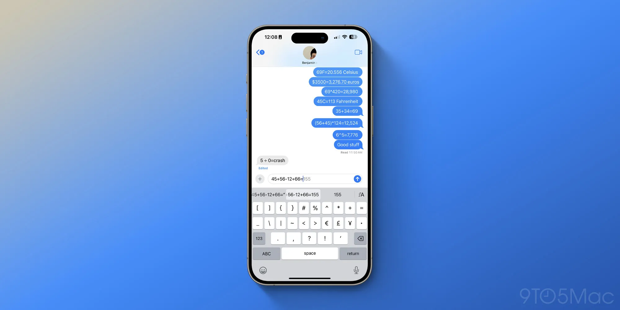 انجام محاسبات ریاضی با ios 18