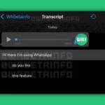 قابلیت تبدیل ویس به متن در واتساپ