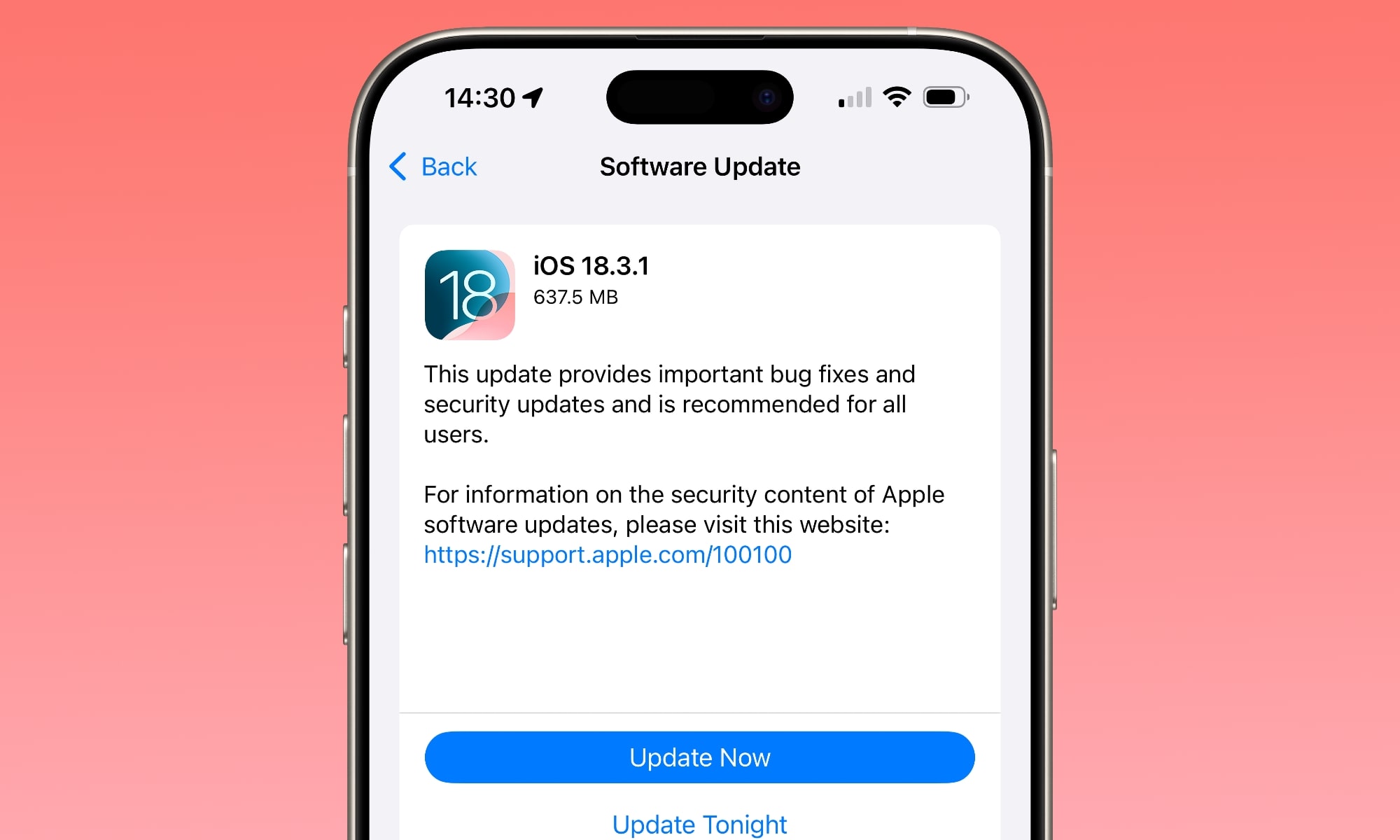 آپدیت iOS 18.3.1 اپل