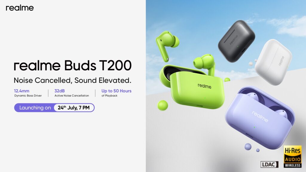 هدفون Realme Buds T200