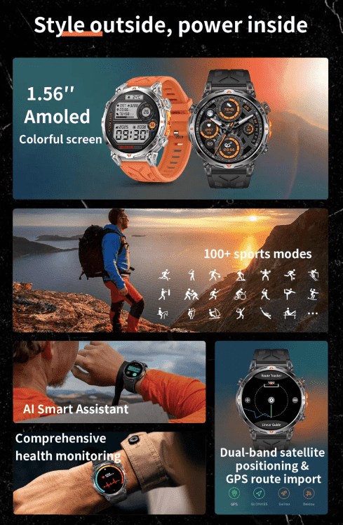 ساعت هوشمند Rollme GT3S