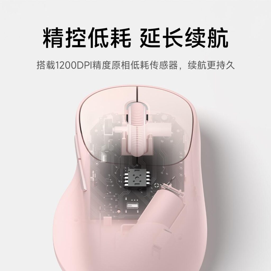 موس بی‌ سیم شیائومی Wireless Mouse 3 Color Comfort Edition