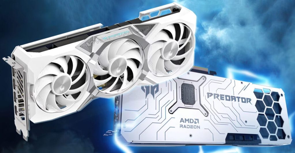 کارت گرافیک‌ های سفید رنگ Predator BiFrost RX 9070 (XT) ایسر