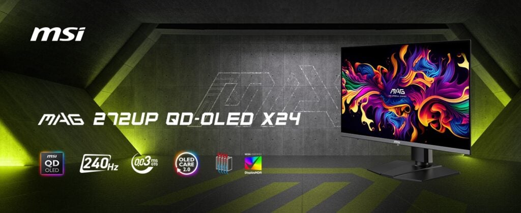 مانیتور گیمینگ MSI MAG 272UP QD-OLED X24