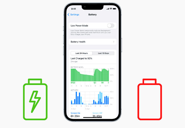 درصد سلامت Battery Health گوشی آیفون