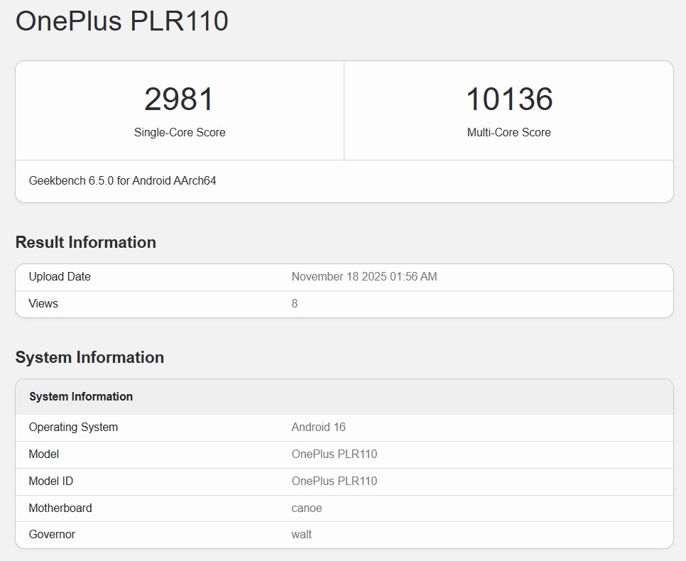 گوشی OnePlus Ace 6T