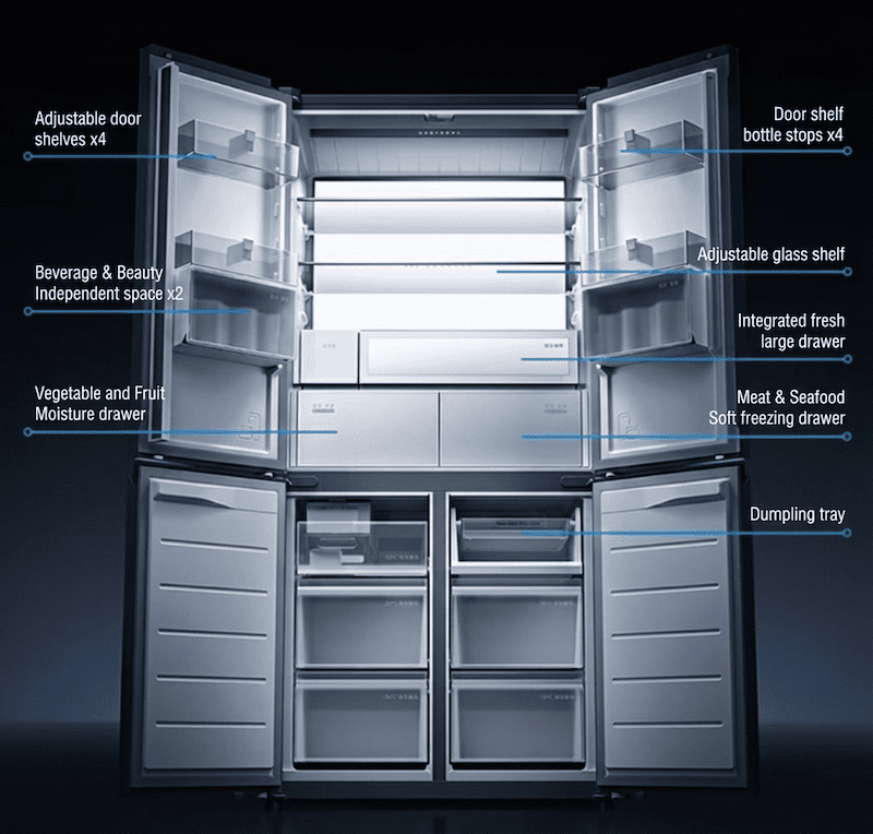 یخچال Mijia Refrigerator Pro Cross Embedded 560L