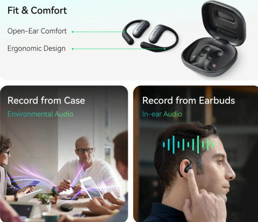 ایربادهای TicNote Pods