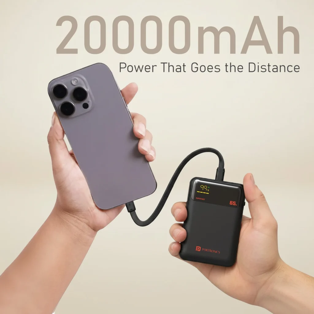 پاوربانک Portronics Ignis 65