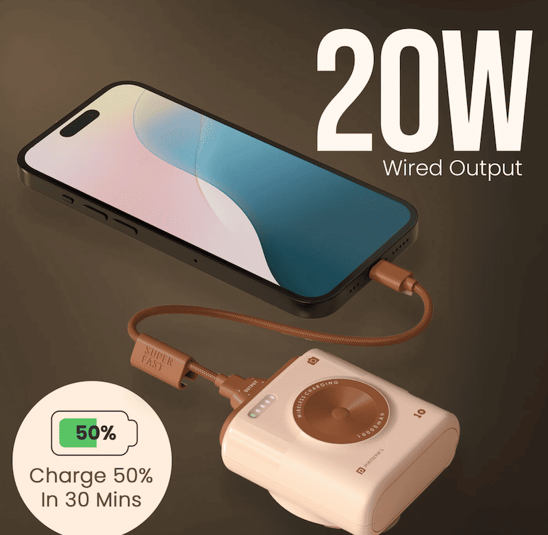 پاوربانک مغناطیسی Moji 10 پورتونیکس