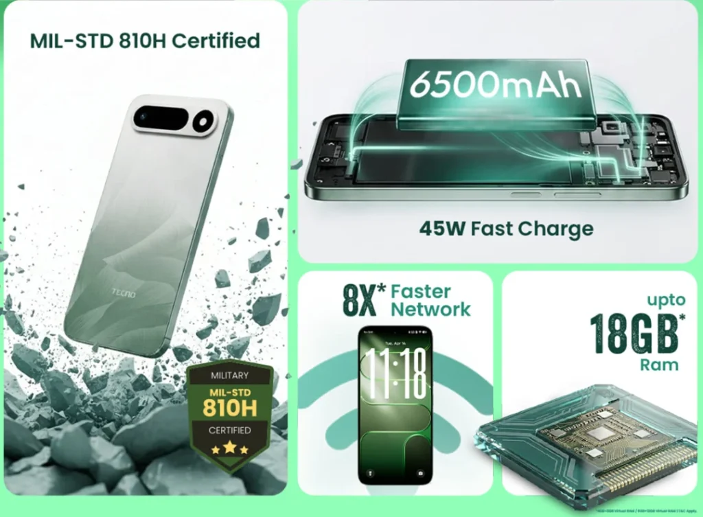 گوشی TECNO POP X 5G